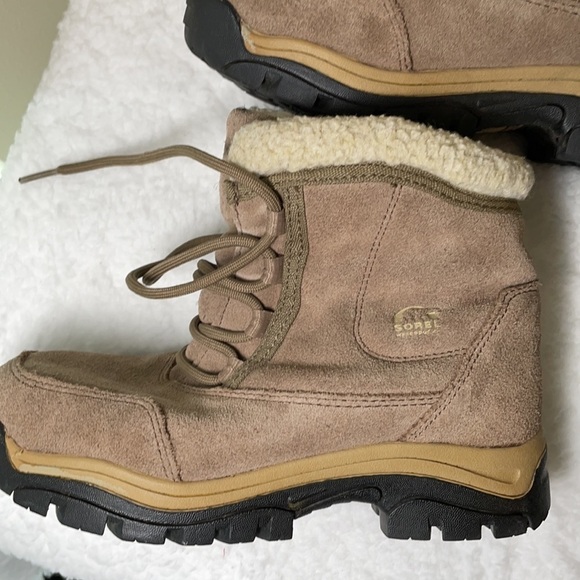 SOREL Waterfall Low Lace Waterproof Thinsulate Boot Size 6.5 - Picture 11 of 13